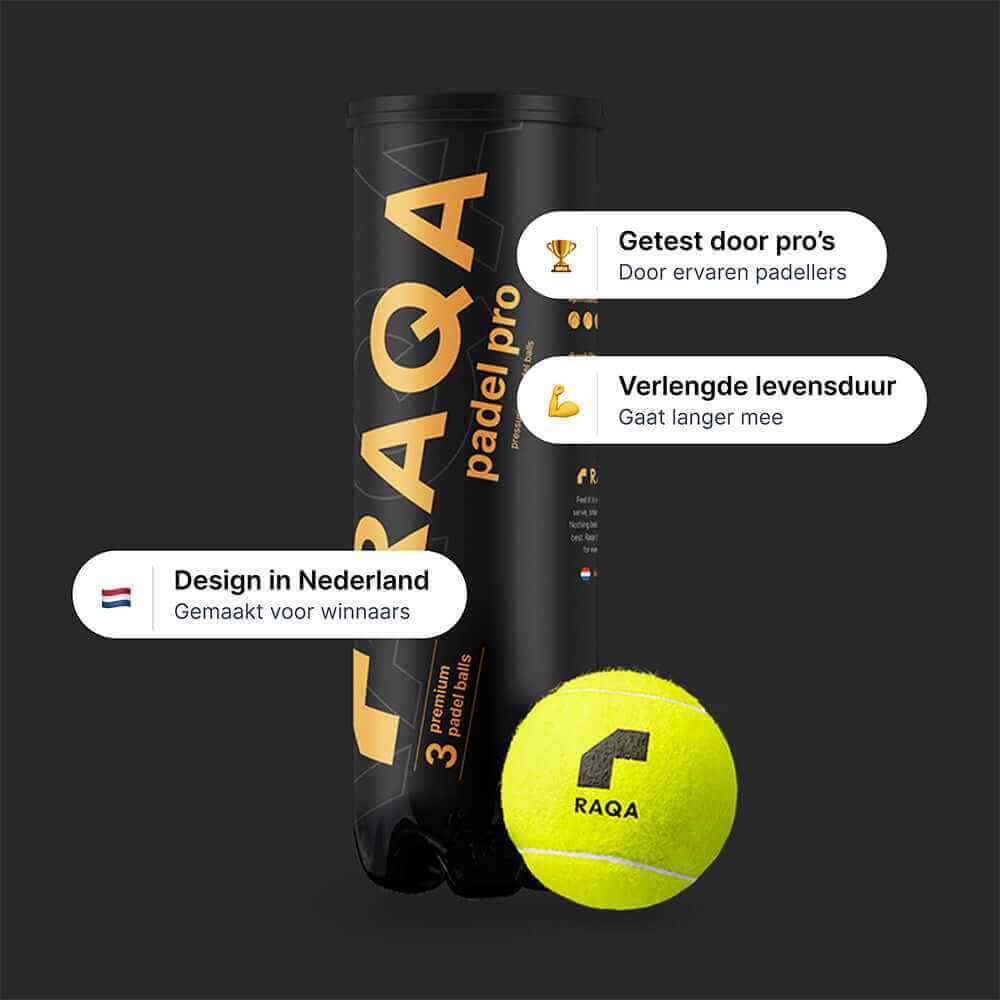 Padelballen pro - 3 pack (Aanbieding padelballen)