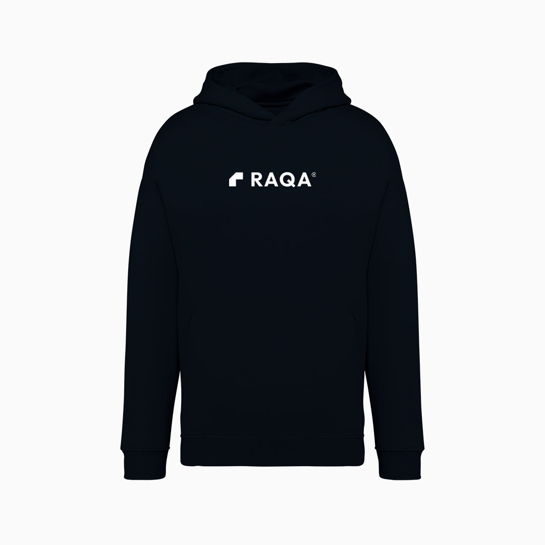 padel hoodie zwart heren
