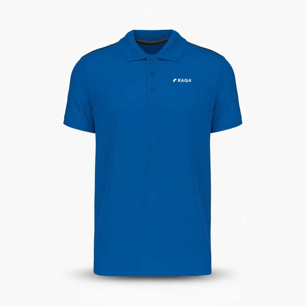 Padel polo blauw