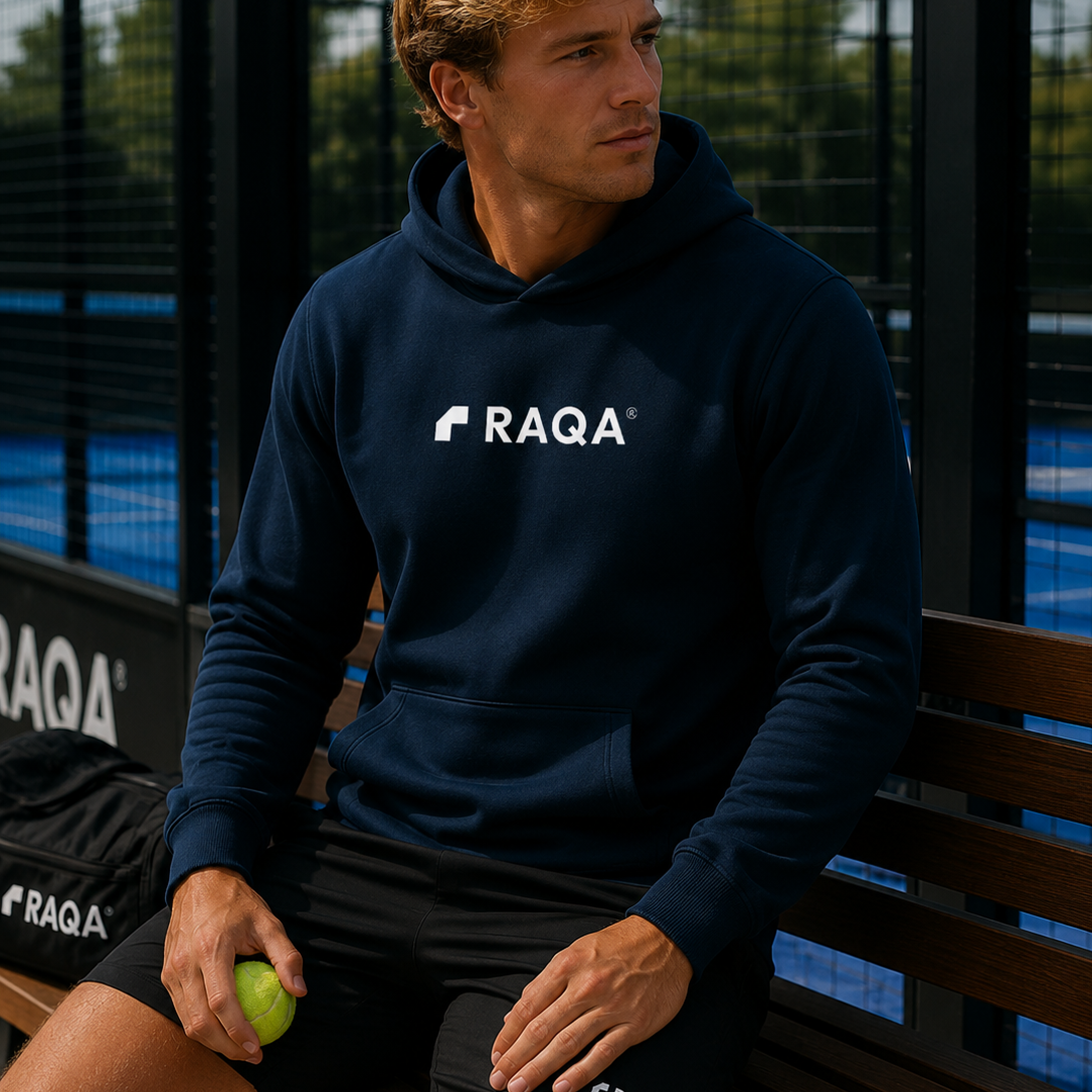 padel hoodie navy blue 4
