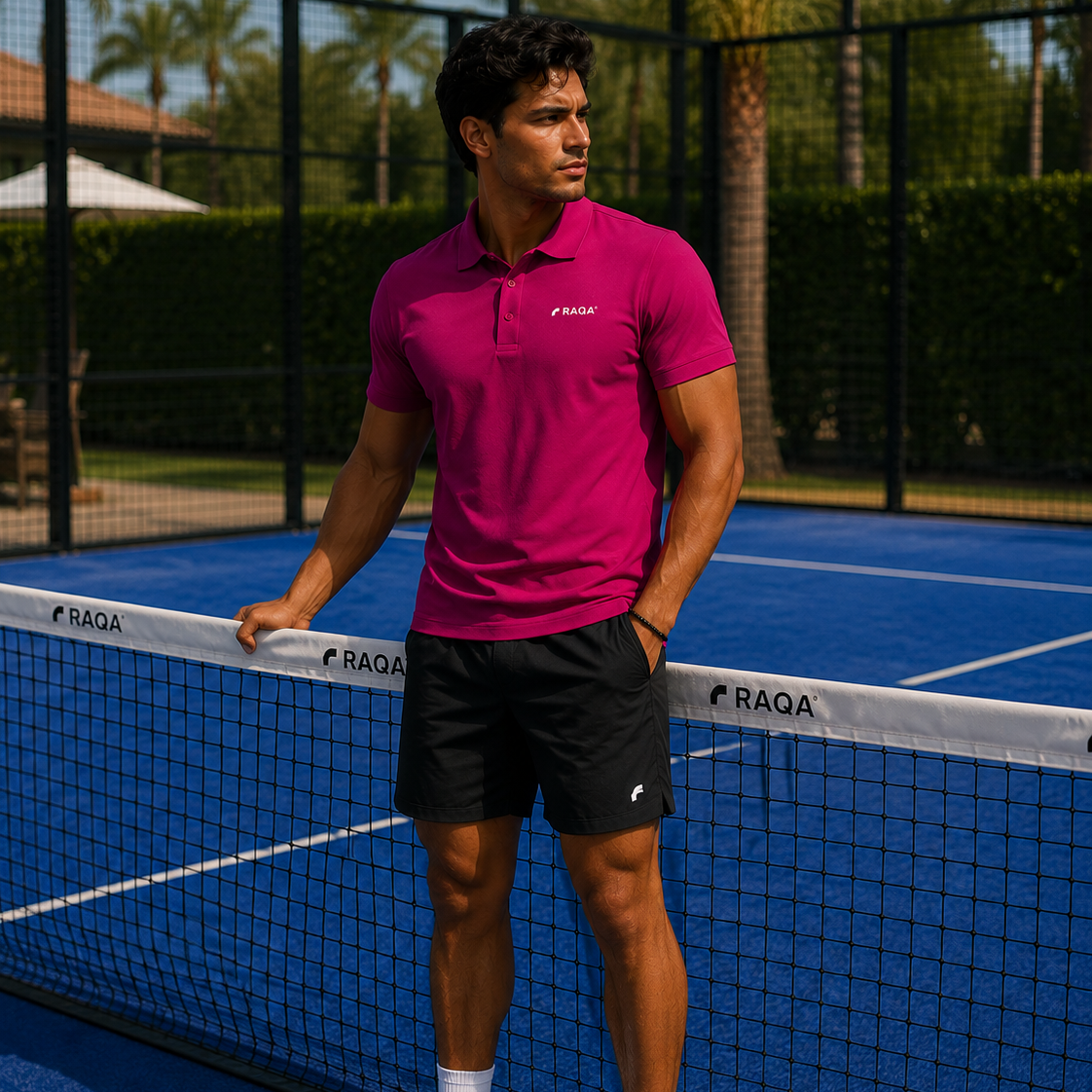 padel polo roze