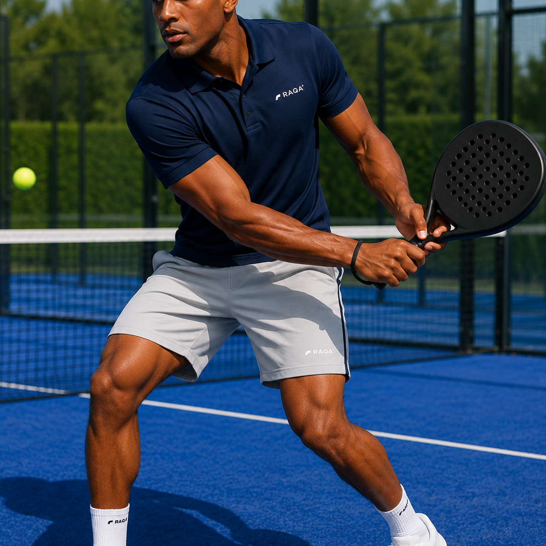 padel short wit heren