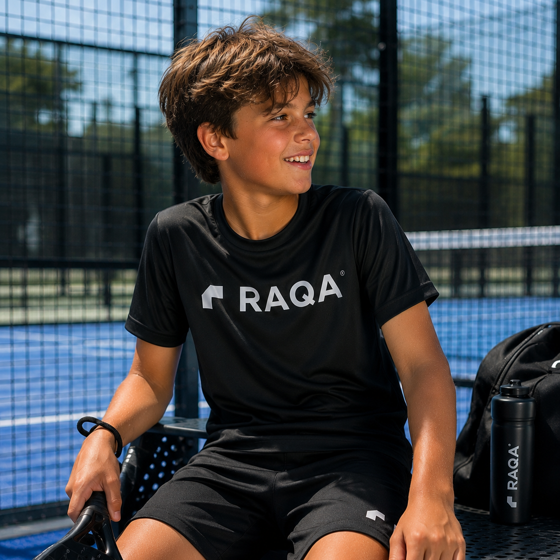 padel_zwart_short_t-shirt