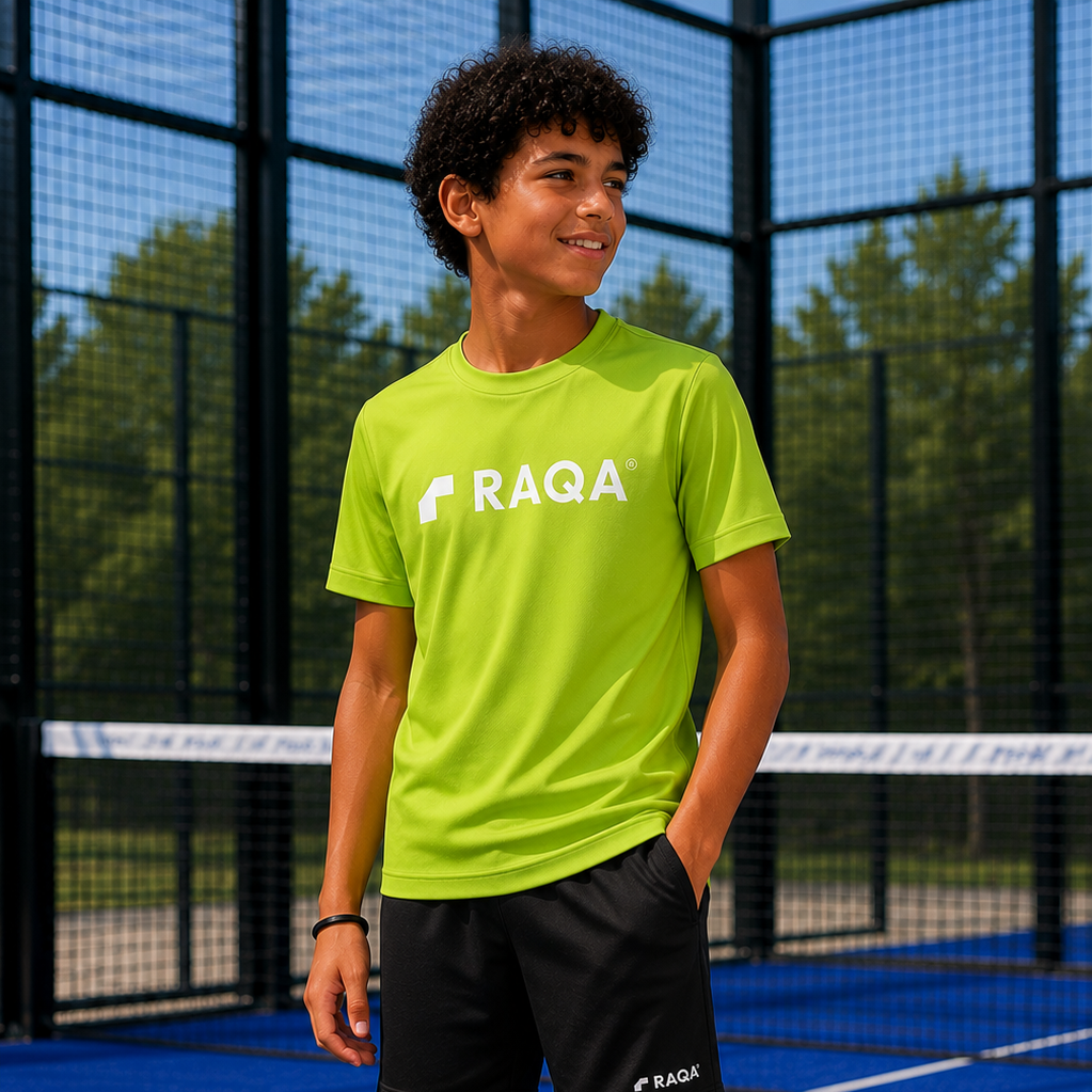 tshirt_limoen_kinderen_padel