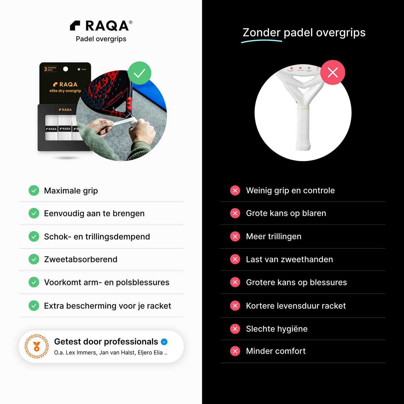 padel overgrips vergelijken