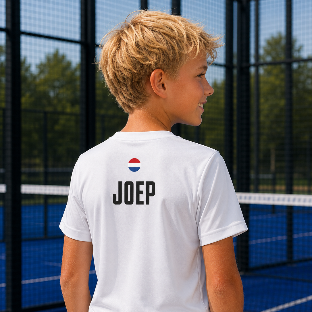 Sportshirt voor kinderen met eigen naam: sportief, comfortabel en uniek