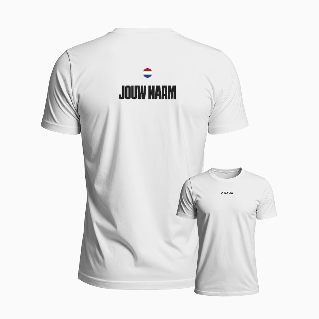 Naam sport padel shirt wit