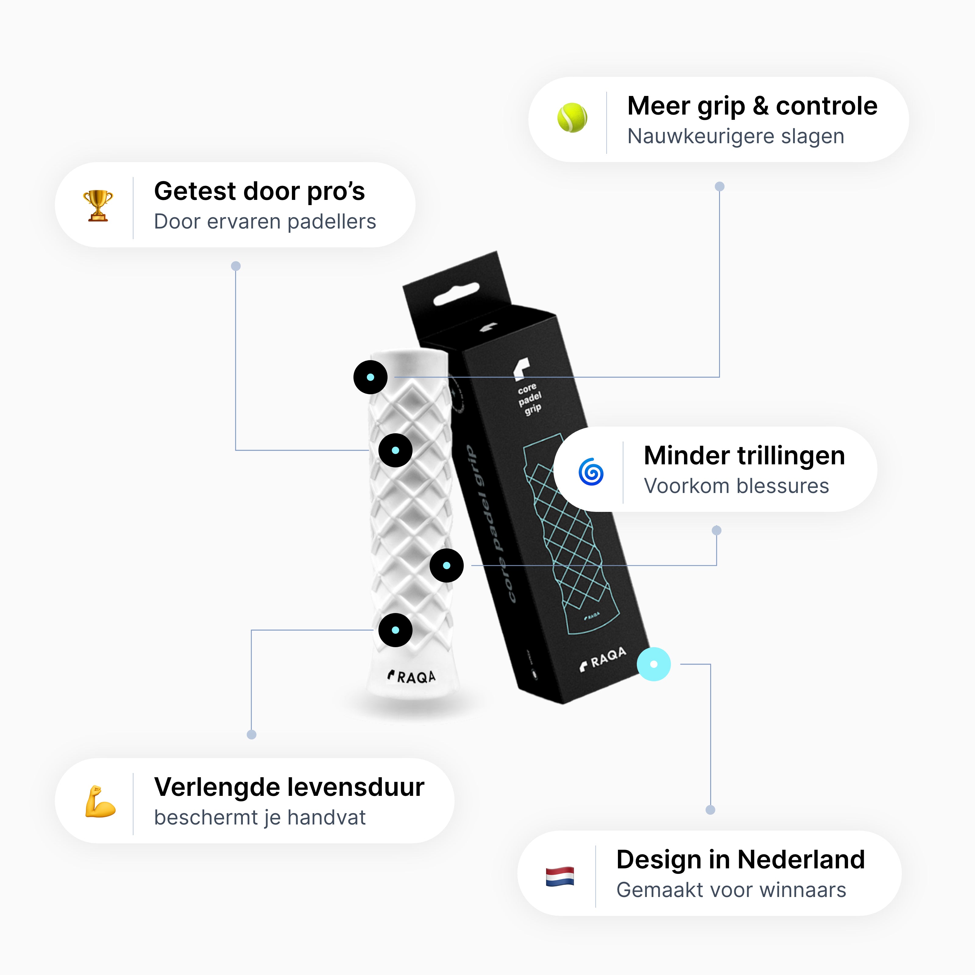 Padel grip voordelen