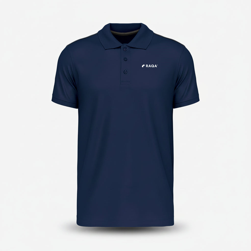 Padel polo donkerblauw