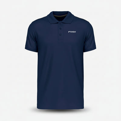 Padel polo donkerblauw