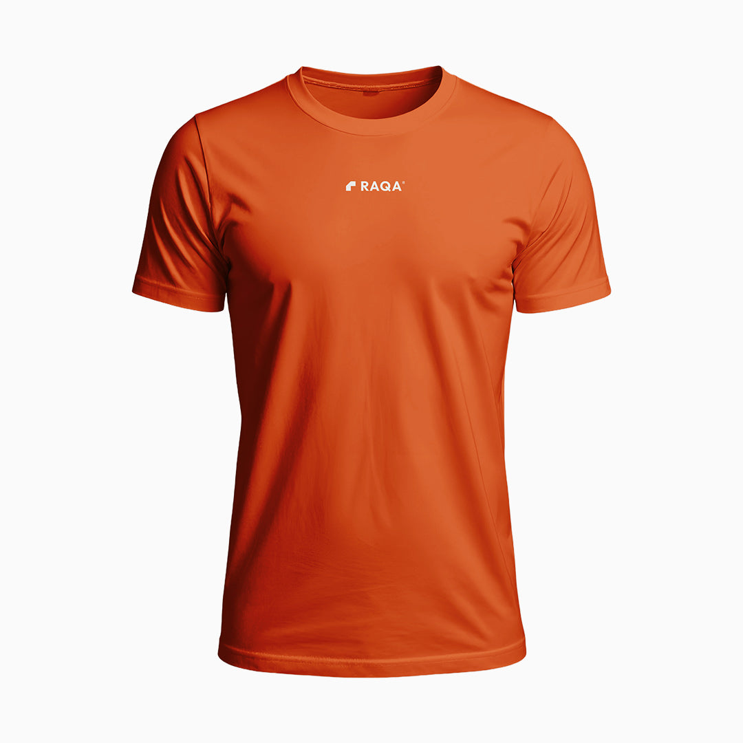 padel shirt heren oranje