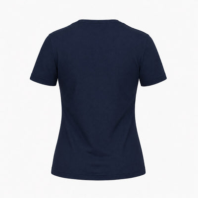 navy dames padel shirt