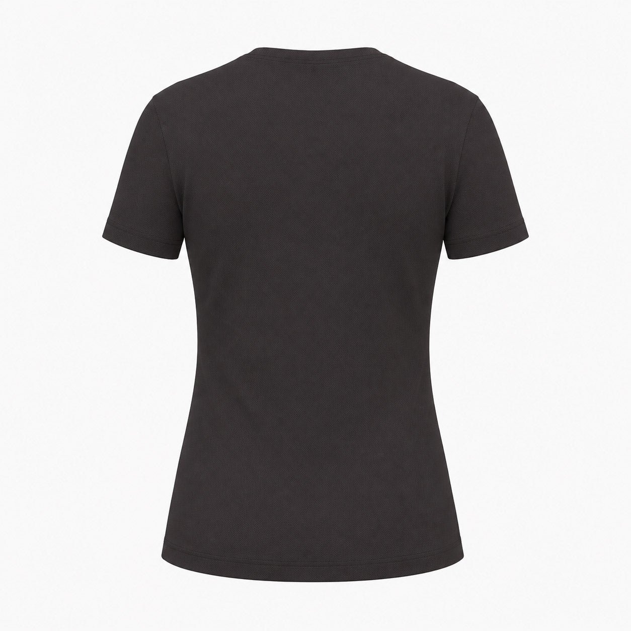 Padel shirt dames zwart achter