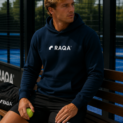 padel hoodie navy blue 4
