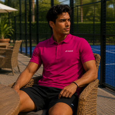 padel polo roze