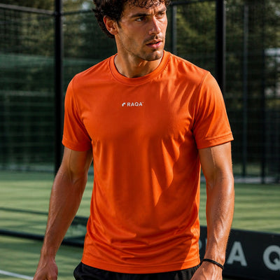 padel shirt oranje 