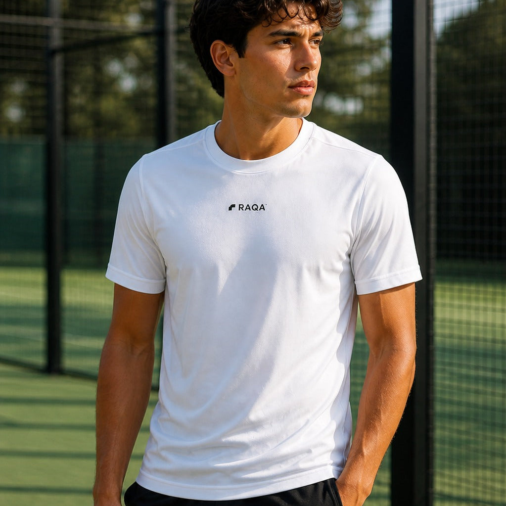 padel shirt wit