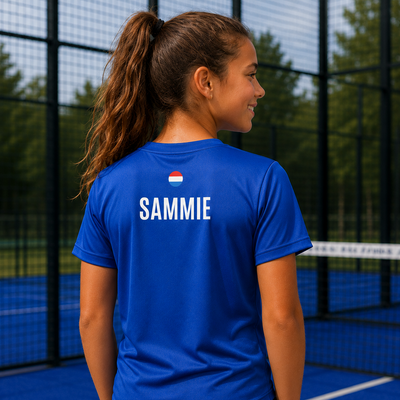 padel_tshirt_naam__bedrukking_blauw_meisje