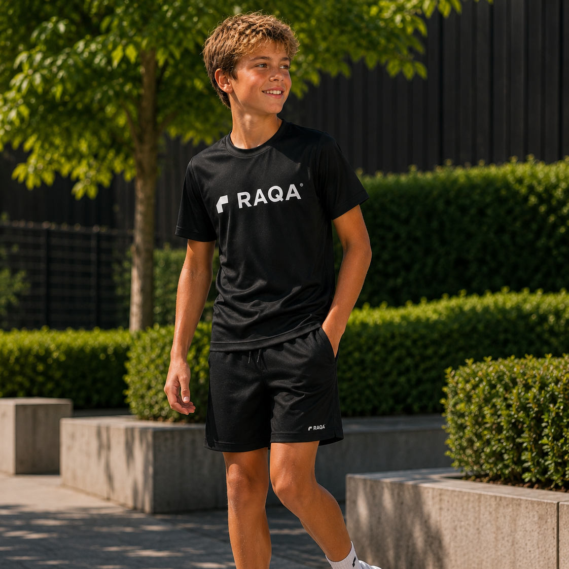 padel_zwart_short_t-shirt