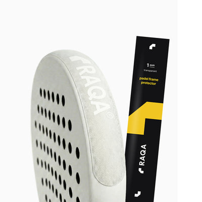 White Racket Frame Protector Padel Frame Protector | Bescherm je padelracket met Raqa