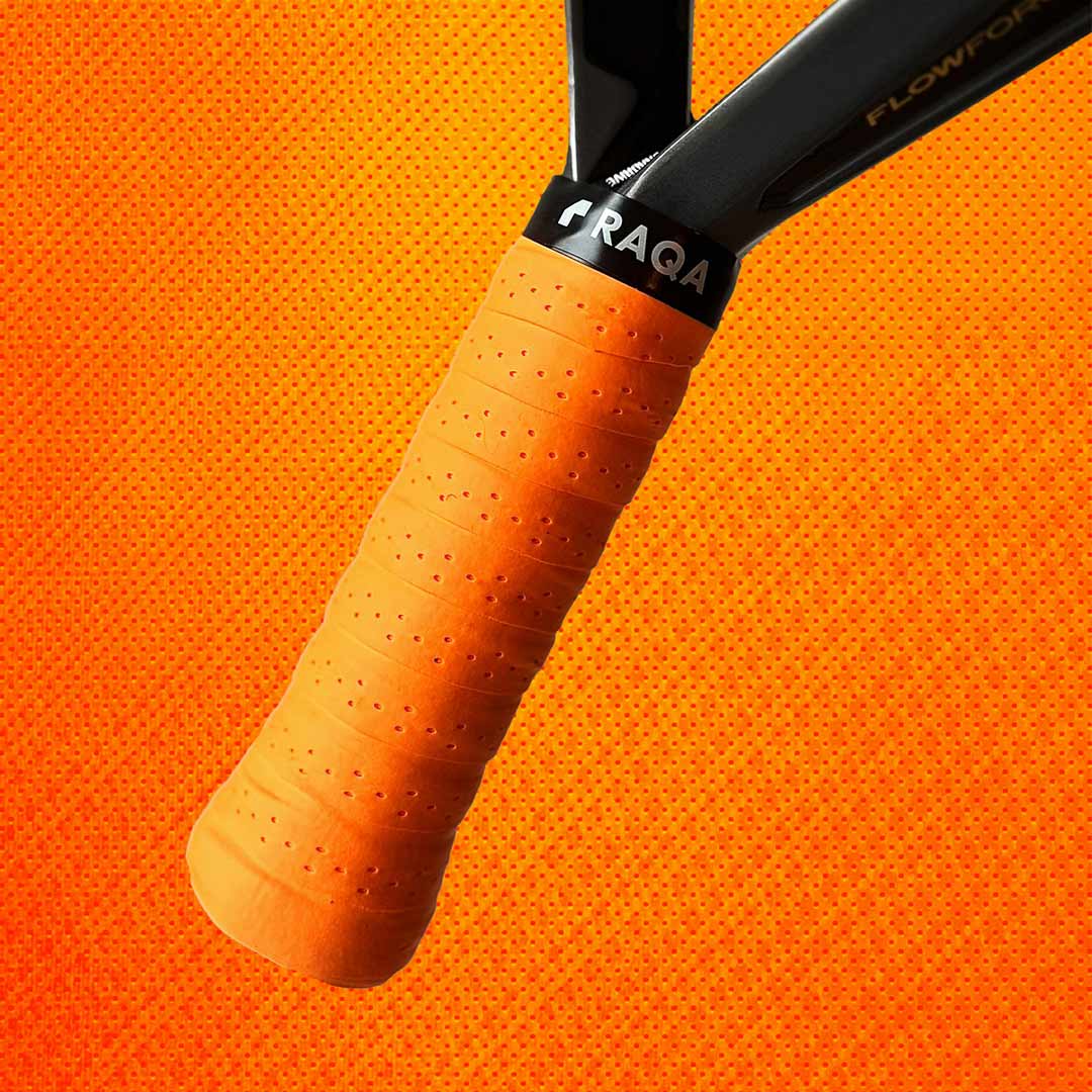 Oranje padel grips van Raqa