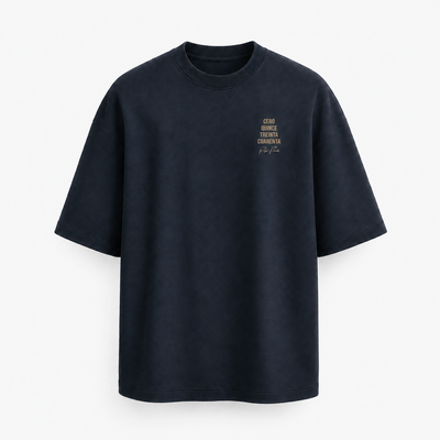 Cero Quince Treinta Cuarenta T-shirt - Heren Oversized Heavyweight