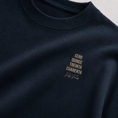 Cero Quince Treinta Cuarenta T-shirt - Heren Oversized Heavyweight