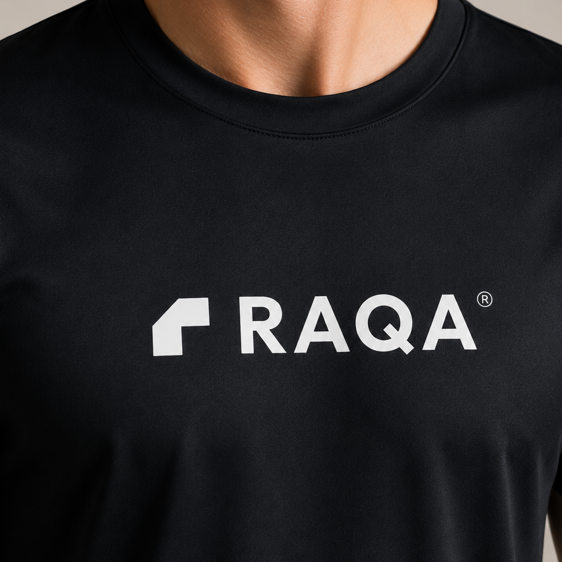 sportshirt zwart heren-1