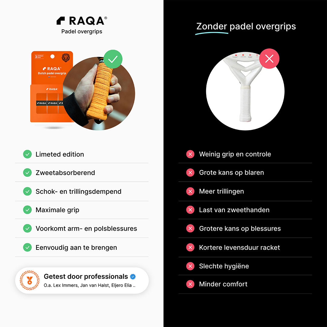 Vergelijk padel grips