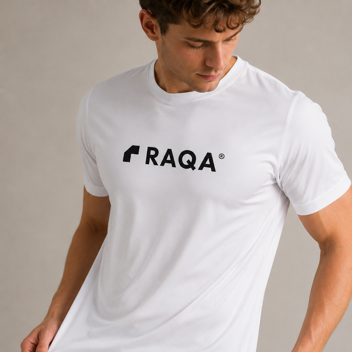 wit sportshirt heren-2