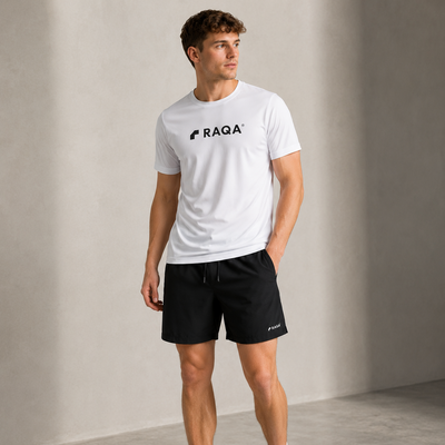 wit sportshirt heren